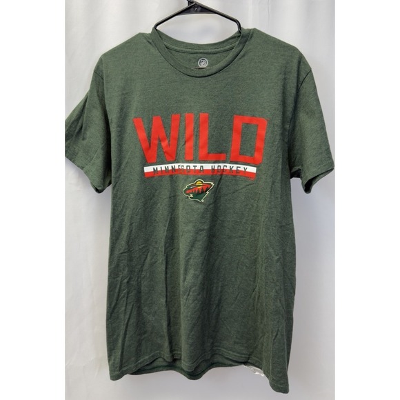 NHL.com Other - NEW Men's NHL Minnesota Wild Short Sleeves Green Shirt Size L